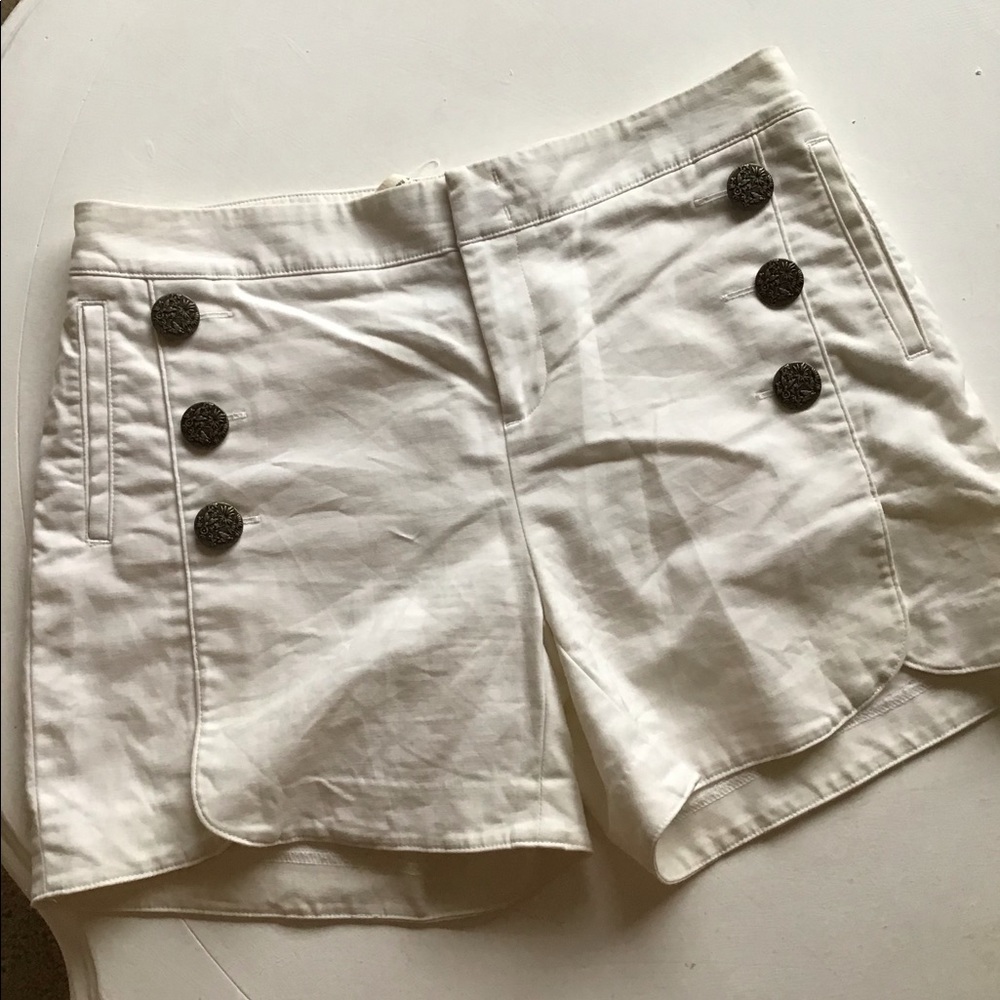 Cream Anthropologie shorts - Picture 1 of 3